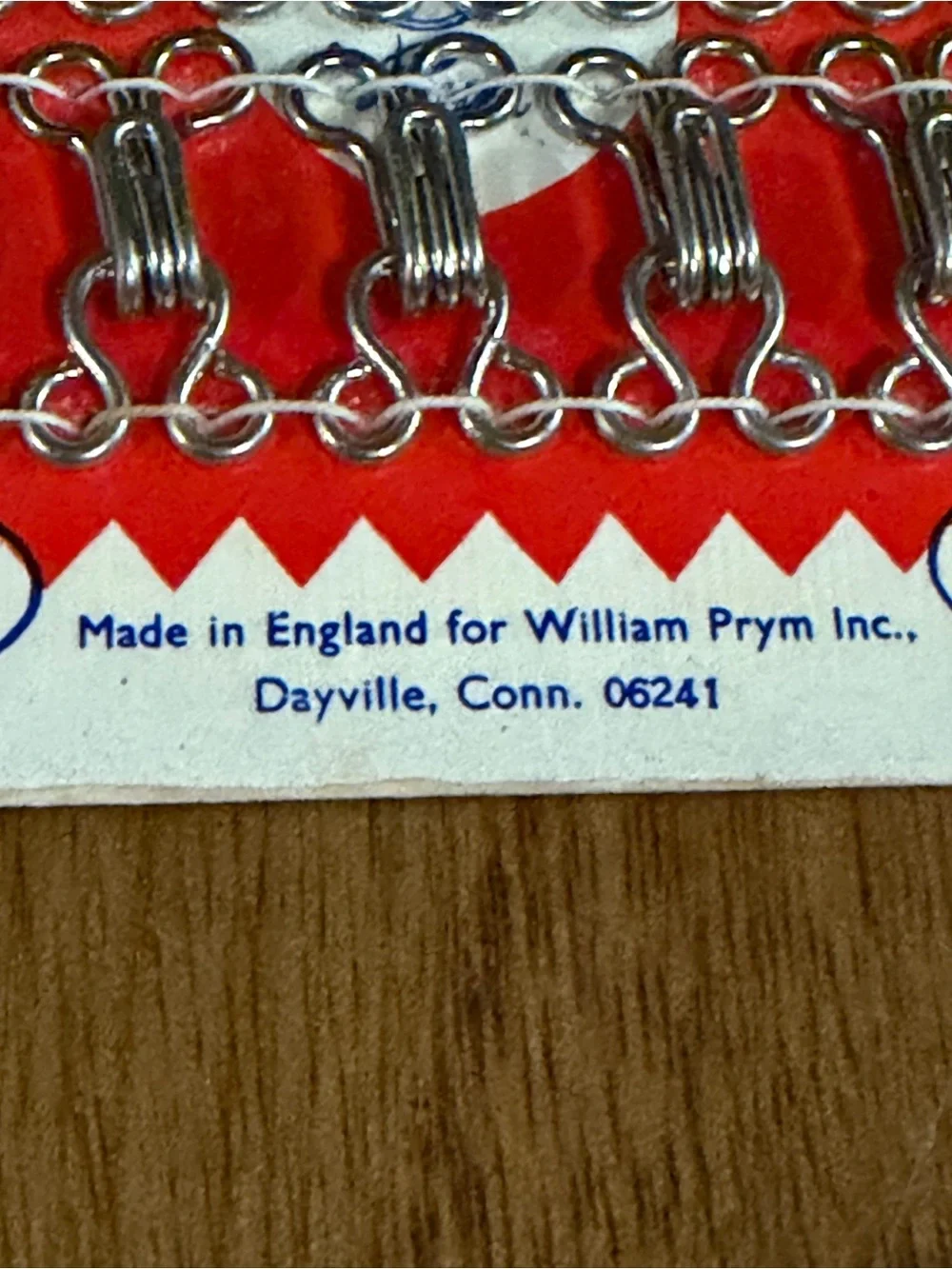 Vintage Prims Hooks Eyes & Loops Size 3 NOS 14 Sets 35¢ Card Made England